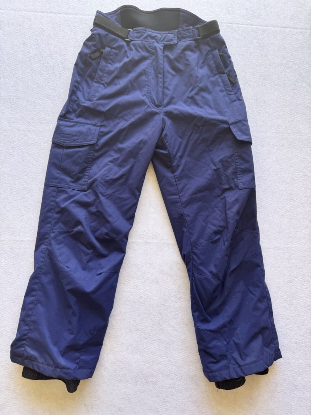 Obermeyer Womens Ski Snow Pants Blue Sz 4 Bootcut Insulated